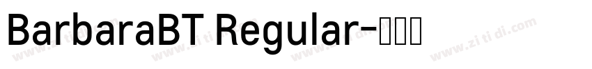 BarbaraBT Regular字体转换